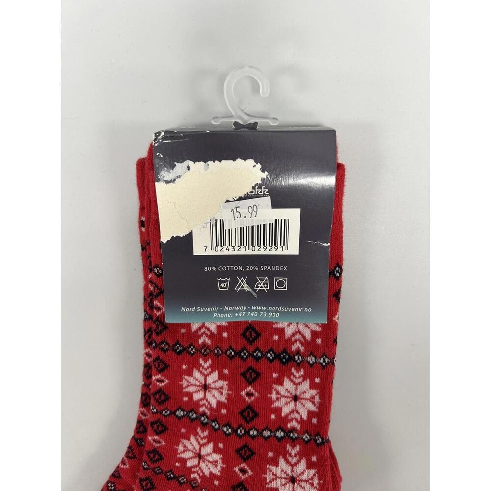Rofz Red Patterned Socks 2-Pack - Picture 3 of 3